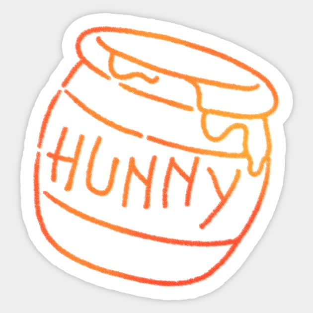 Hunny Sticker by BrownWoodRobot